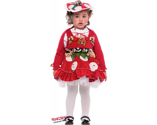 Costume di carnevale FUNGHETTA NEONATA